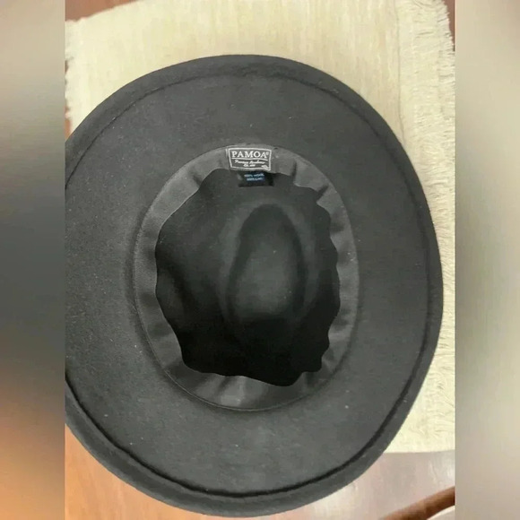 Pamoa Hat Black Wool L/XL Premium Headwear - Picture 5 of 7